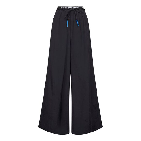 OFF WHITE Denim - Off White Women Black Nylon Logoband Ny Activewear Trousers